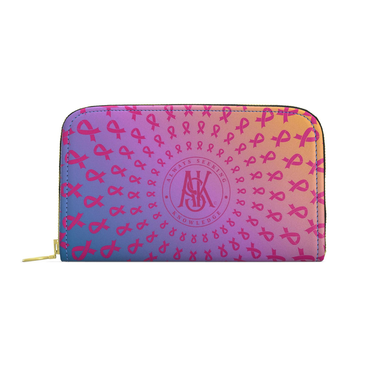 LOIS ZIP PURSE- SURVIVOR PINK
