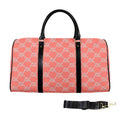 clear ask letters Custom Travel Bag-Large (Black Long Patch)(Model 1734)