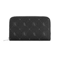 LOIS ZIP MONOGRAM BLK PURSE