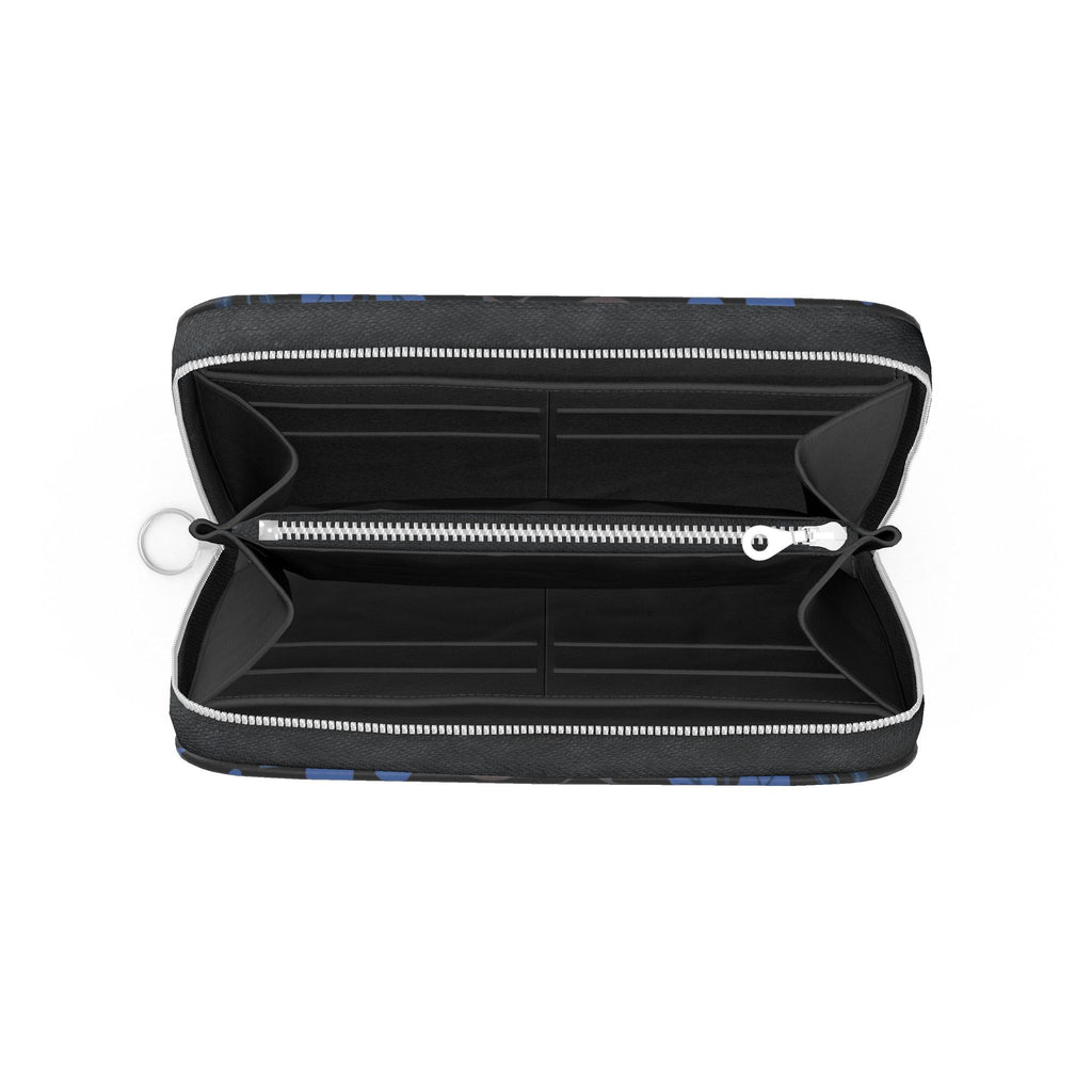 LOIS ZIP FALL BLUE PURSE