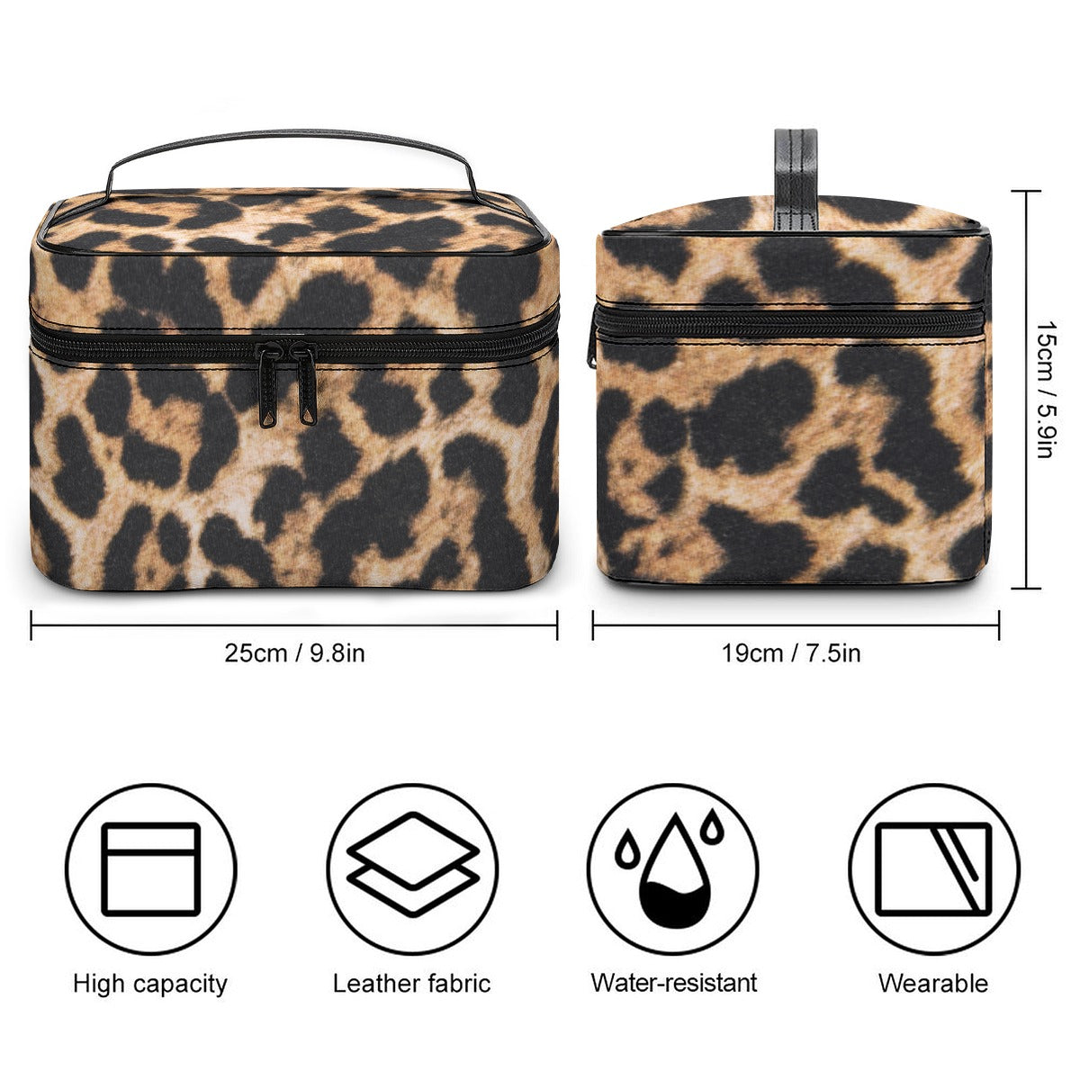 ELIZABETH TOILETRY-CHEETAH