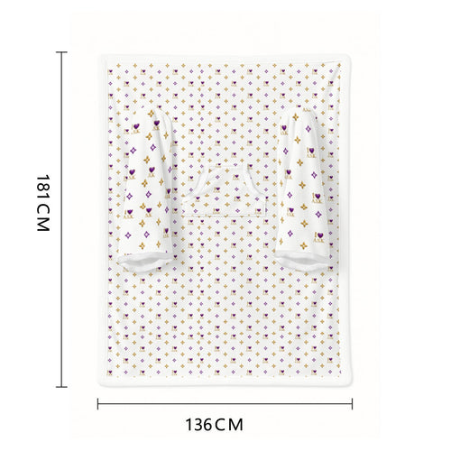 A.S.K. WEARABLE COZY BLANKET (white)
