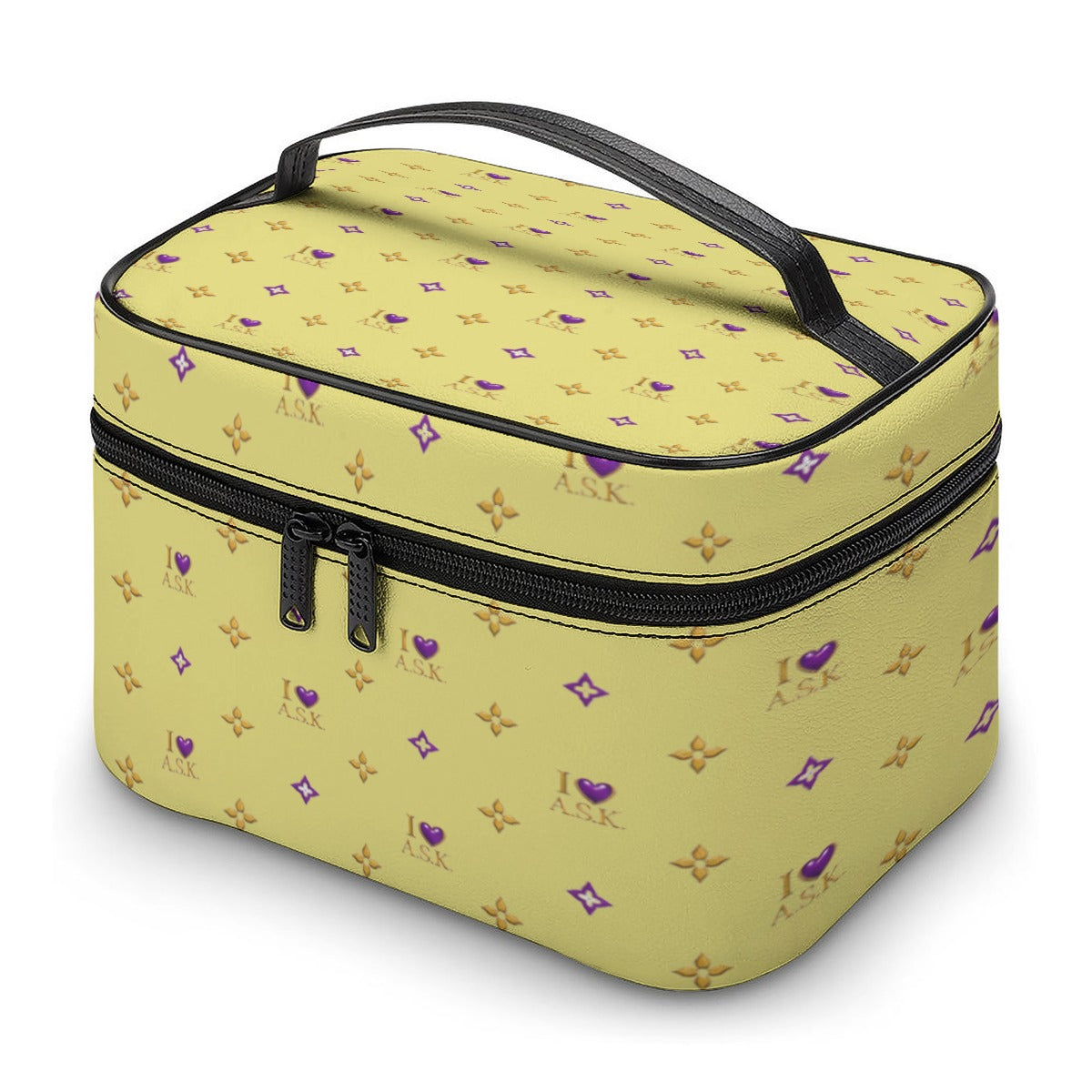 LARGE TOILETRY BAG-YELLOW