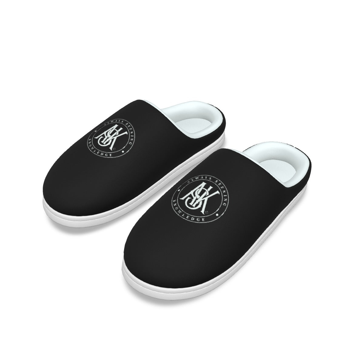 ASK LOGO LADIES PLUSH SLIPPERS