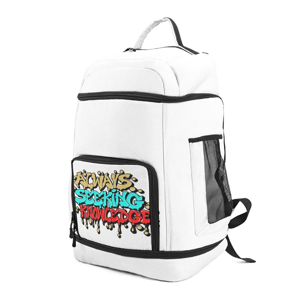 All-Over Print Multifunctional Backpack