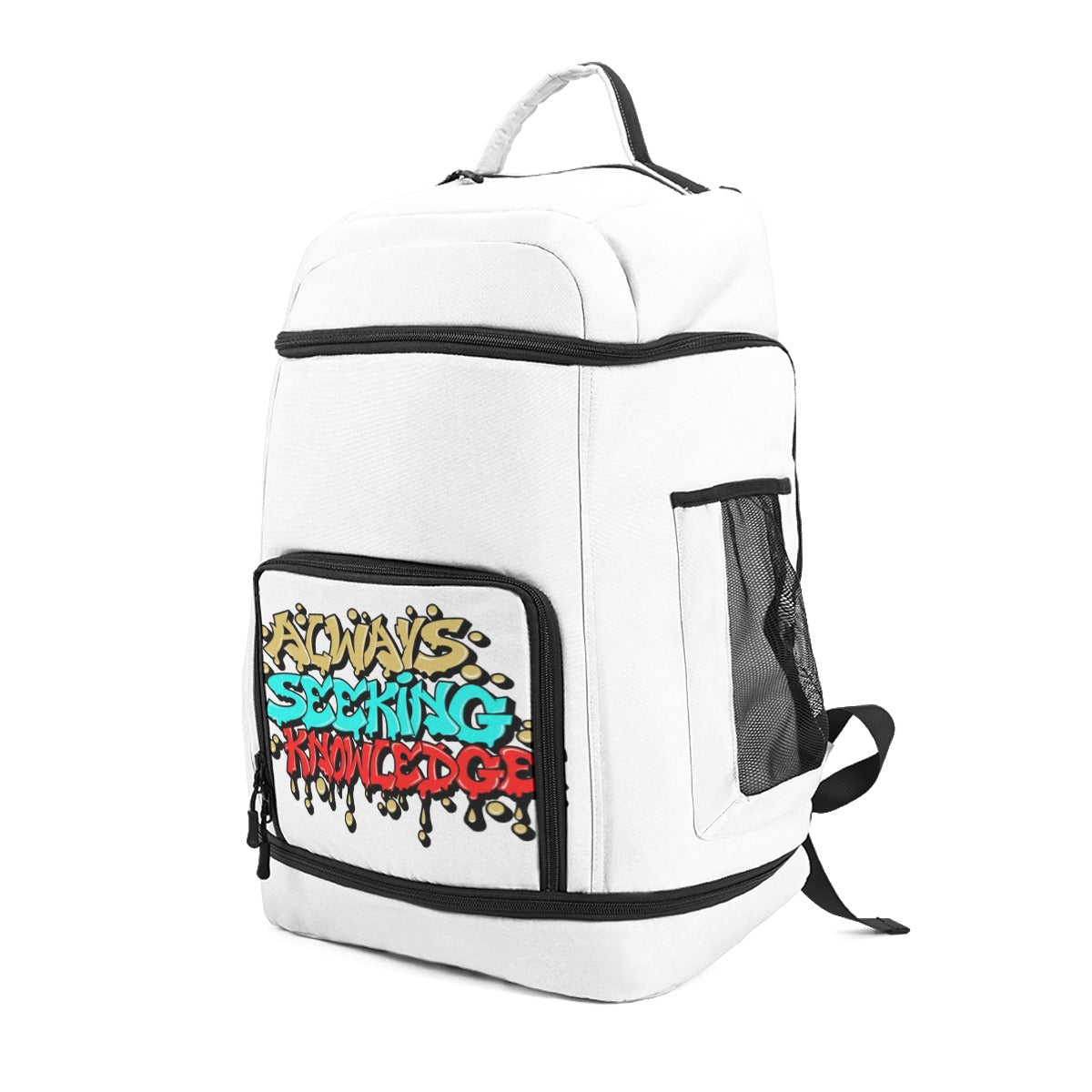 All-Over Print Multifunctional Backpack