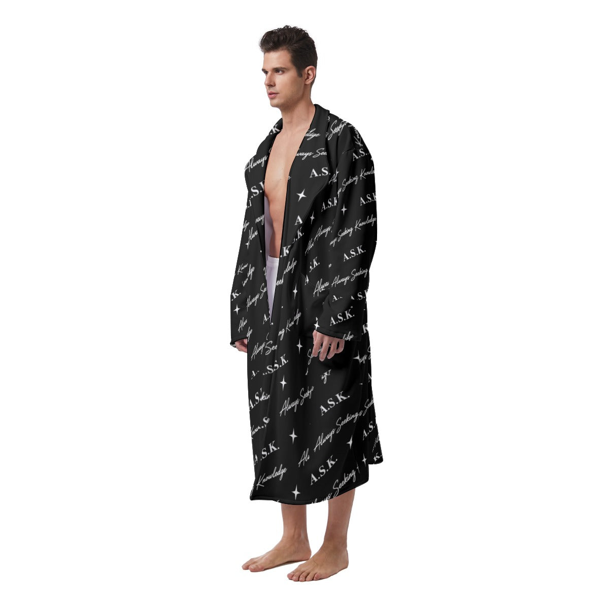 ASK FLEECE UNISEX ROBE
