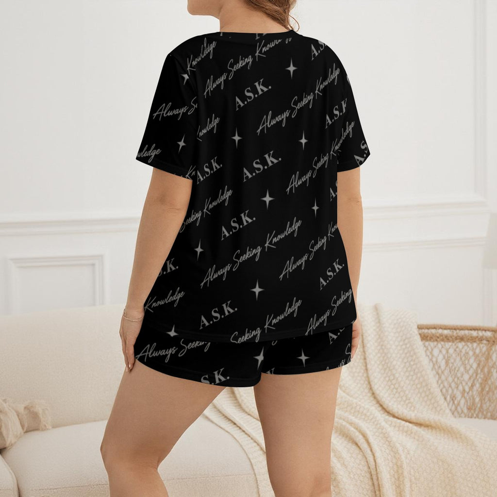 ASK MONOGRAM  PJ SHORT SET