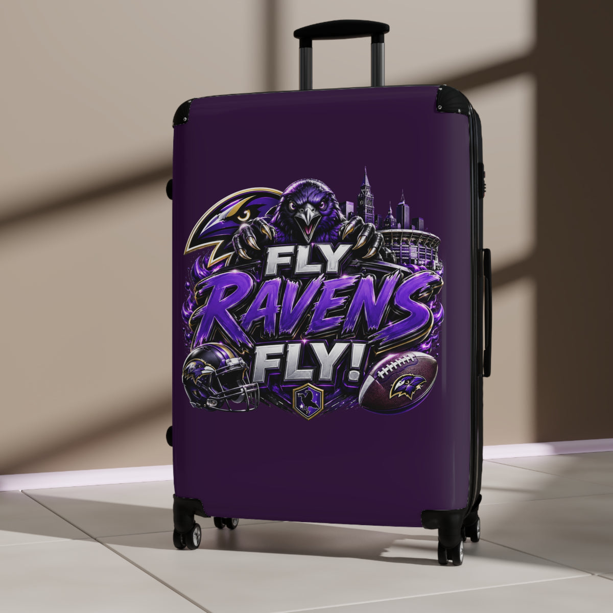 Ravens 'Fly Ravens Fly' Carry-On Suitcase