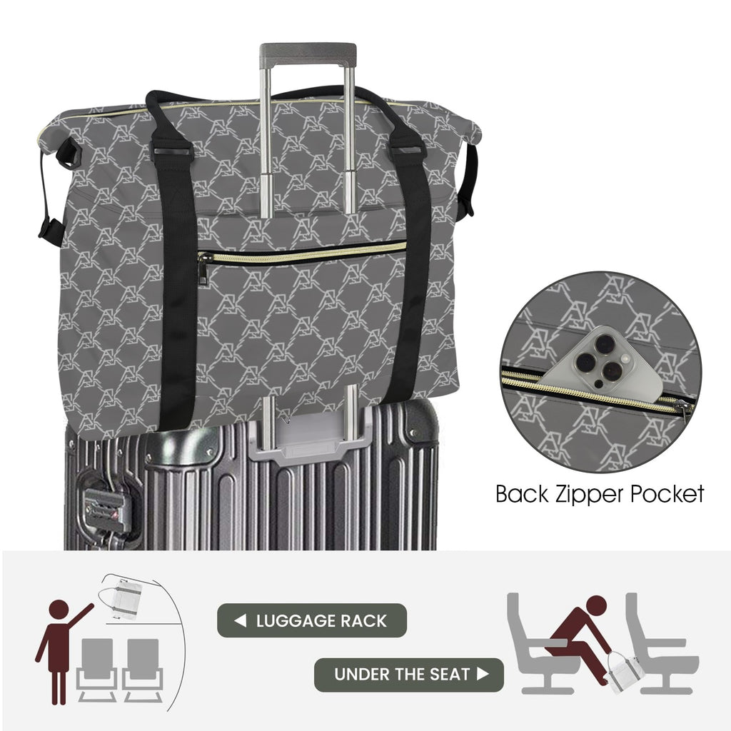 ASK DIAMOND CREST TRAVEL TROLLEY-GRAY
