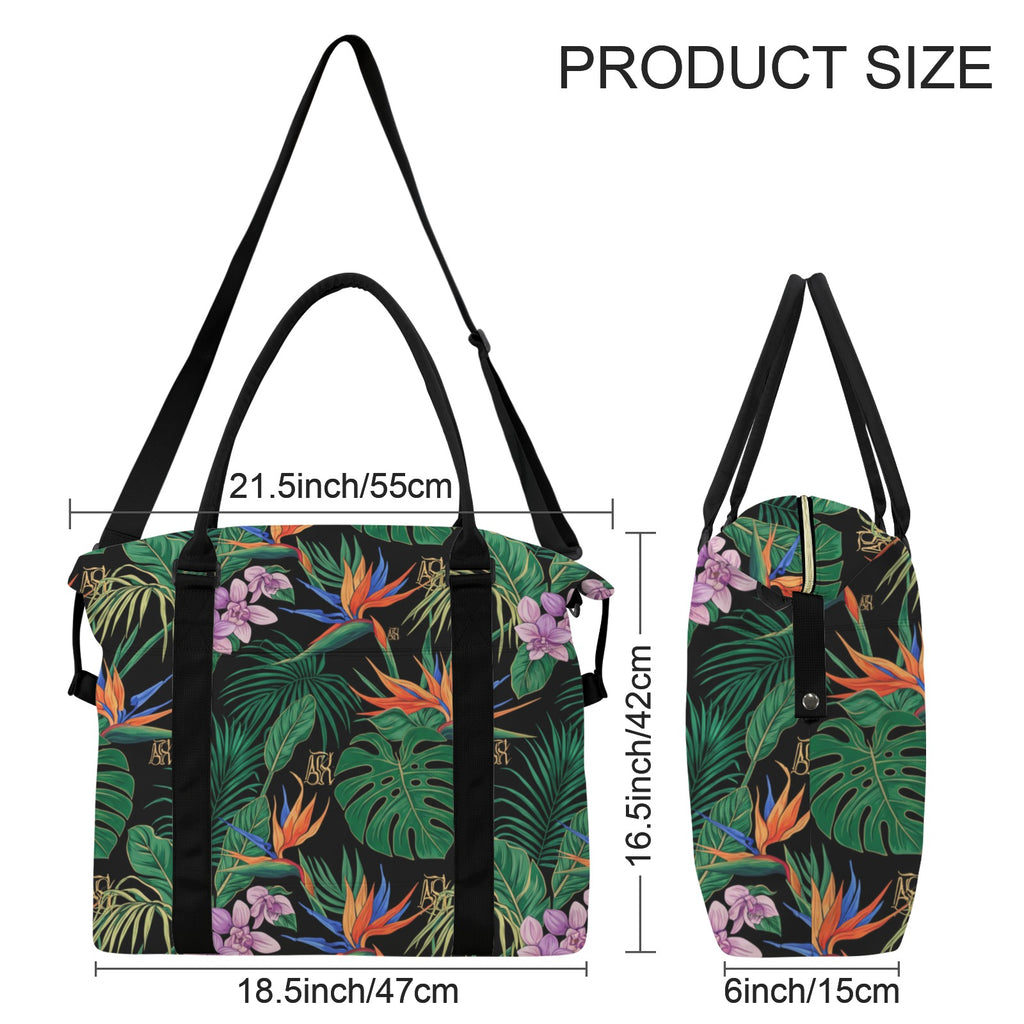 ASK  BOTANICAL TRAVEL TROLLEY-ORANGE