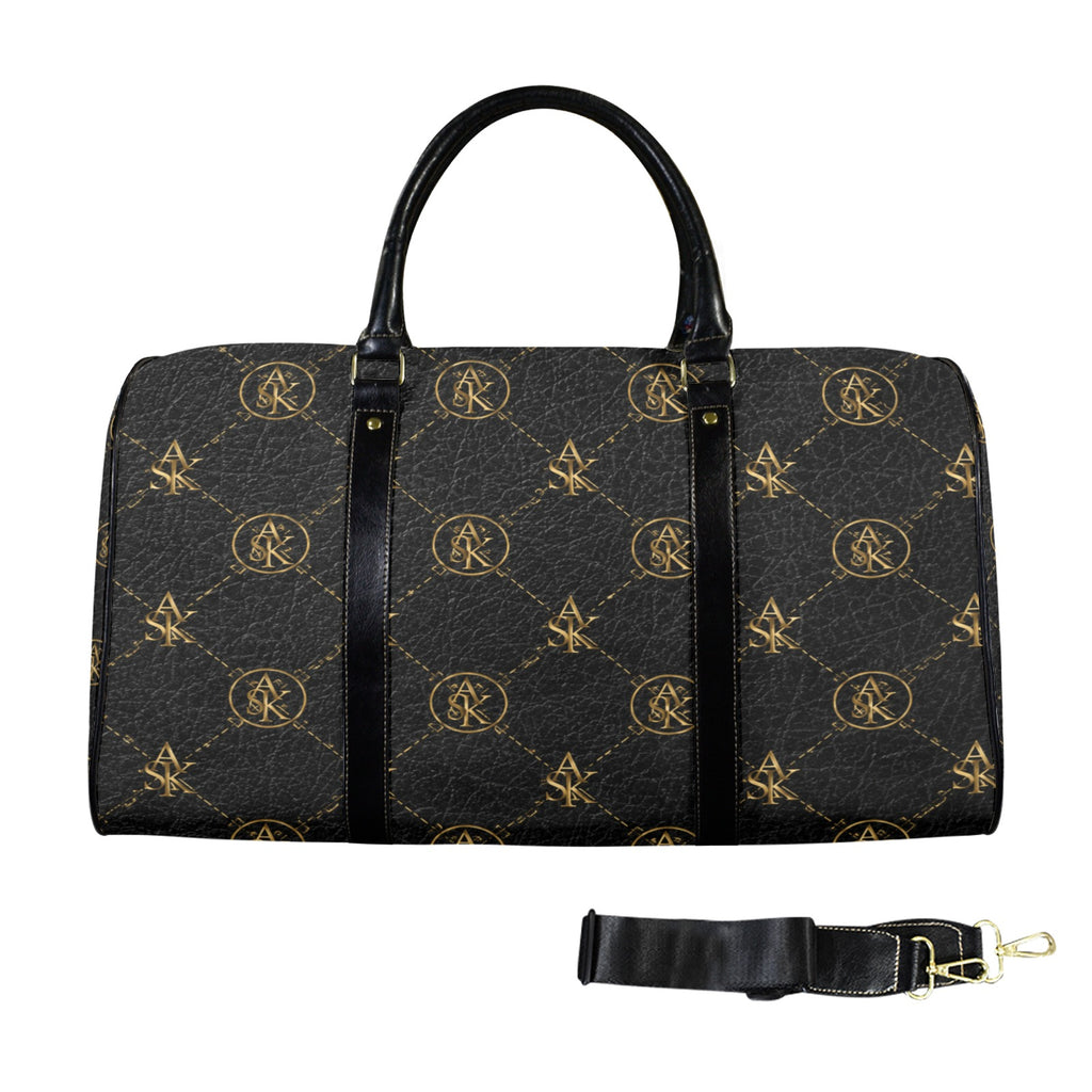 MICHAEL TRAVELER -MONOGRAM BLK/GLD)