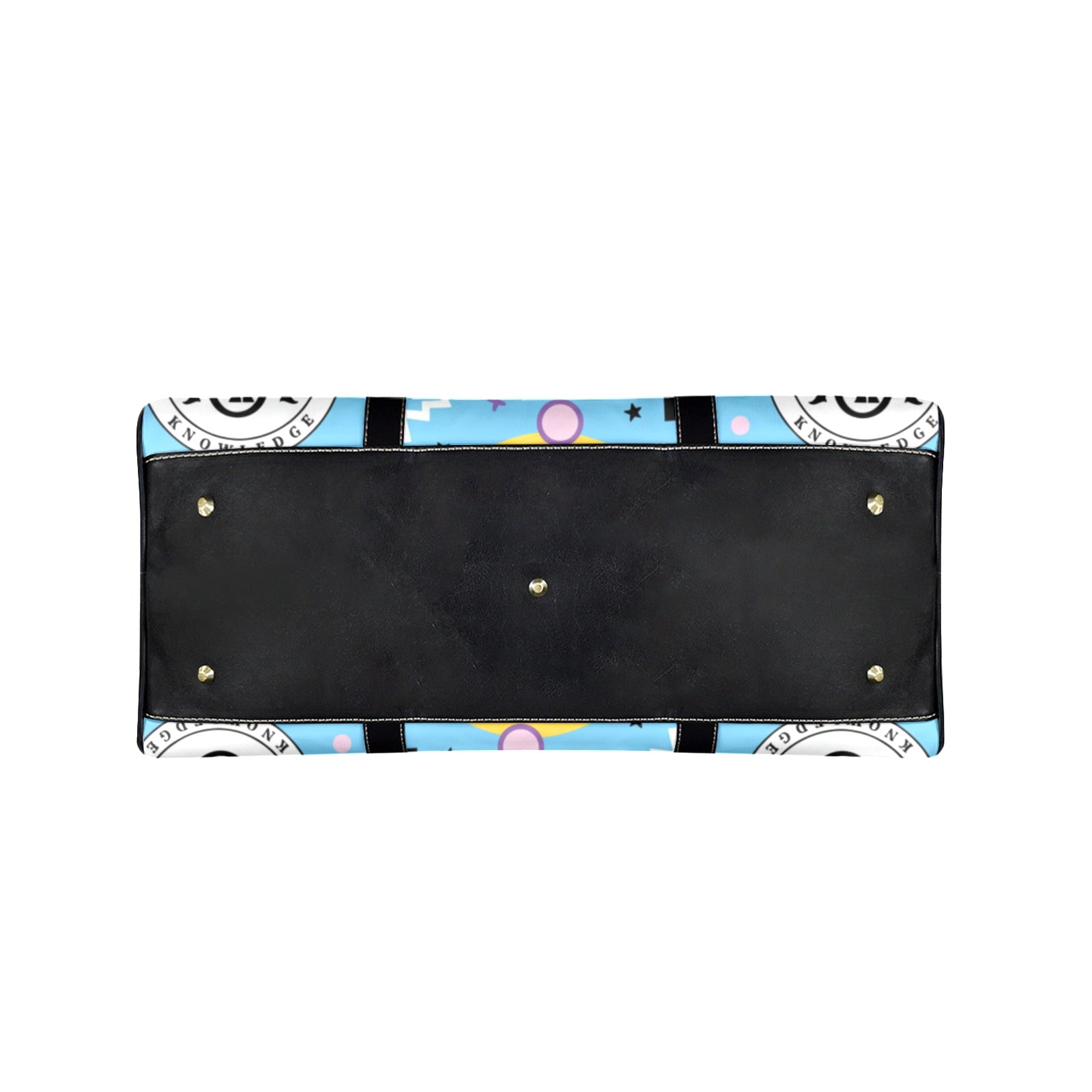 TEEN FUN Custom Travel Bag-Large (Black Long Patch)(Model 1734)