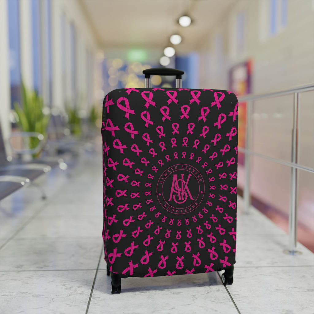 REVA ROLLER  Luggage Cover — Pink Ribbon Travel Protector