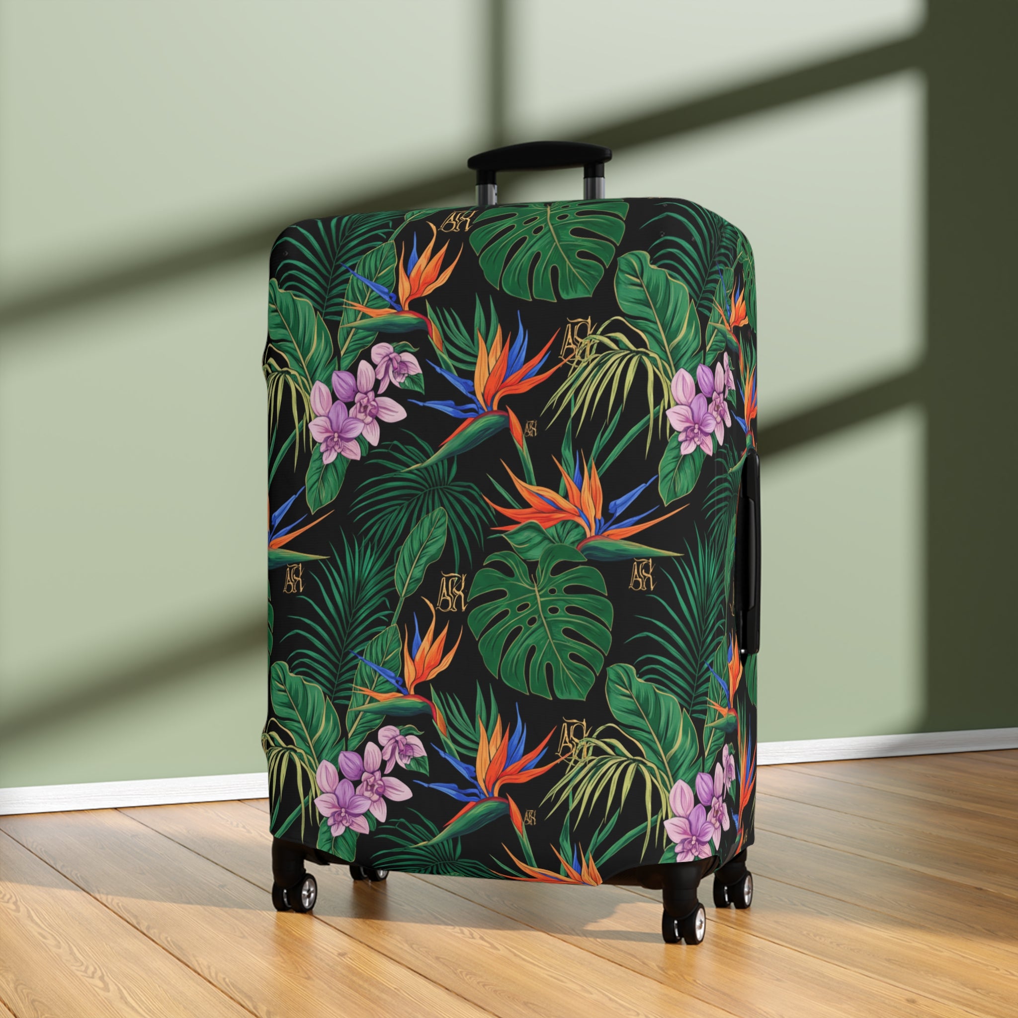 REVA Tropical Floral Luggage Cover
