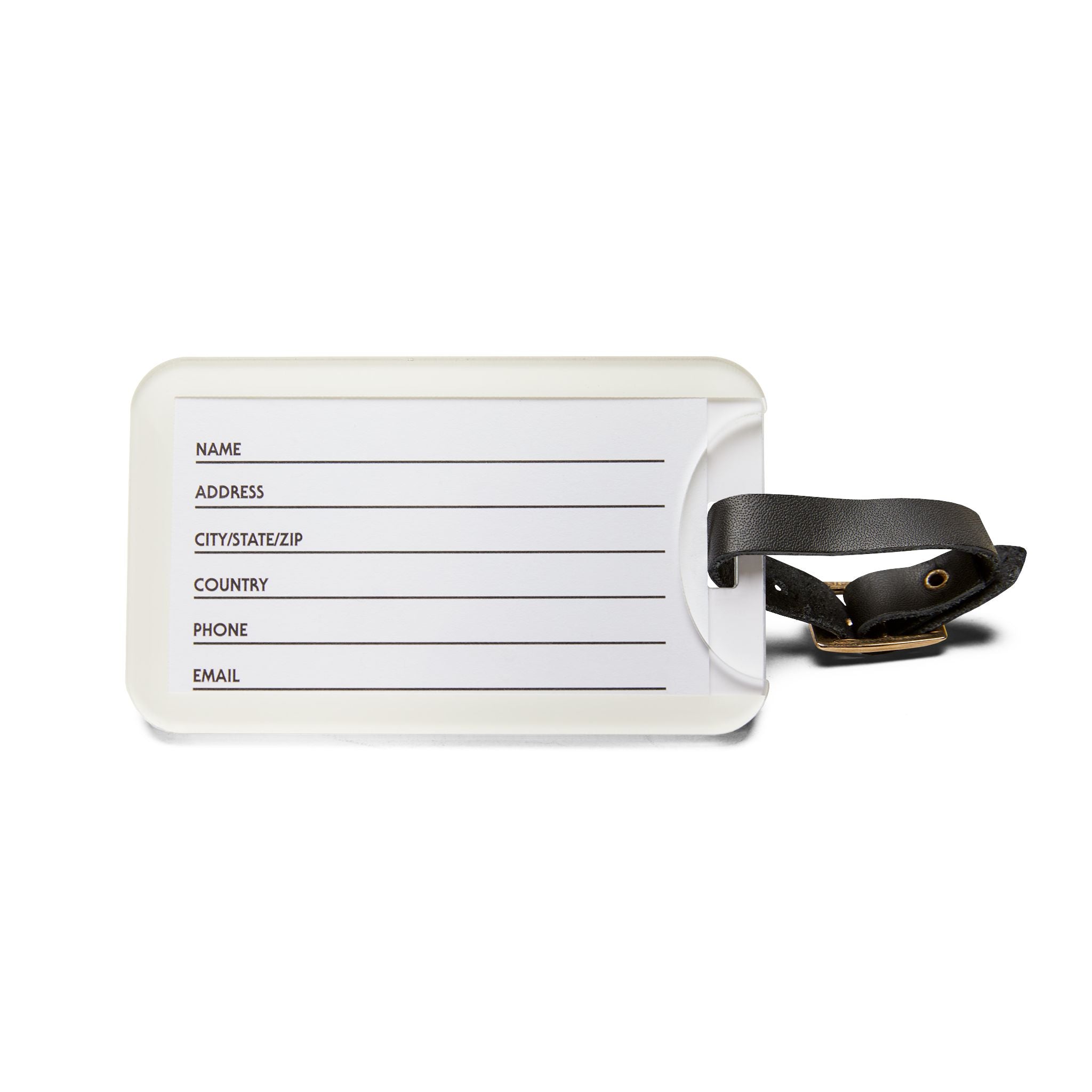 Tropical Floral Luggage Tag – Dark Botanical Orchid Travel ID
