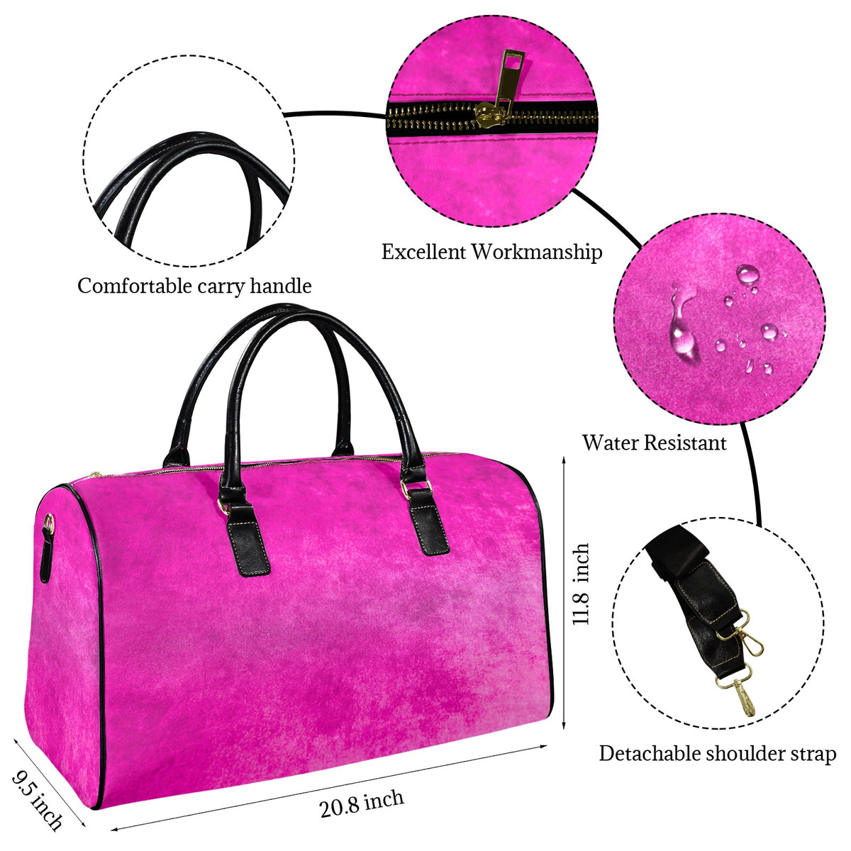 LITA WEEKENDER- HOT PINK