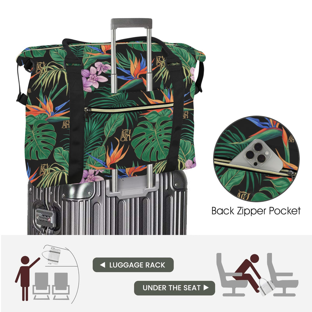 ASK  BOTANICAL TRAVEL TROLLEY-ORANGE