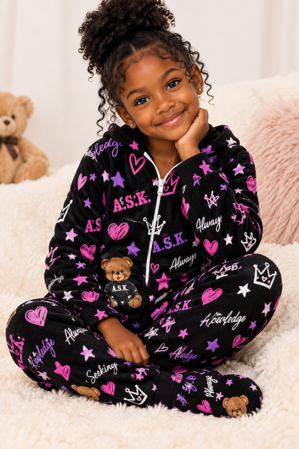 GIRLS PJ BLACK