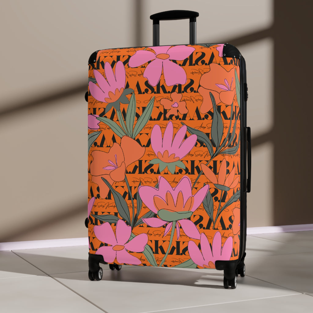 REVA ROLLER FLORAL-ORANGE LILY