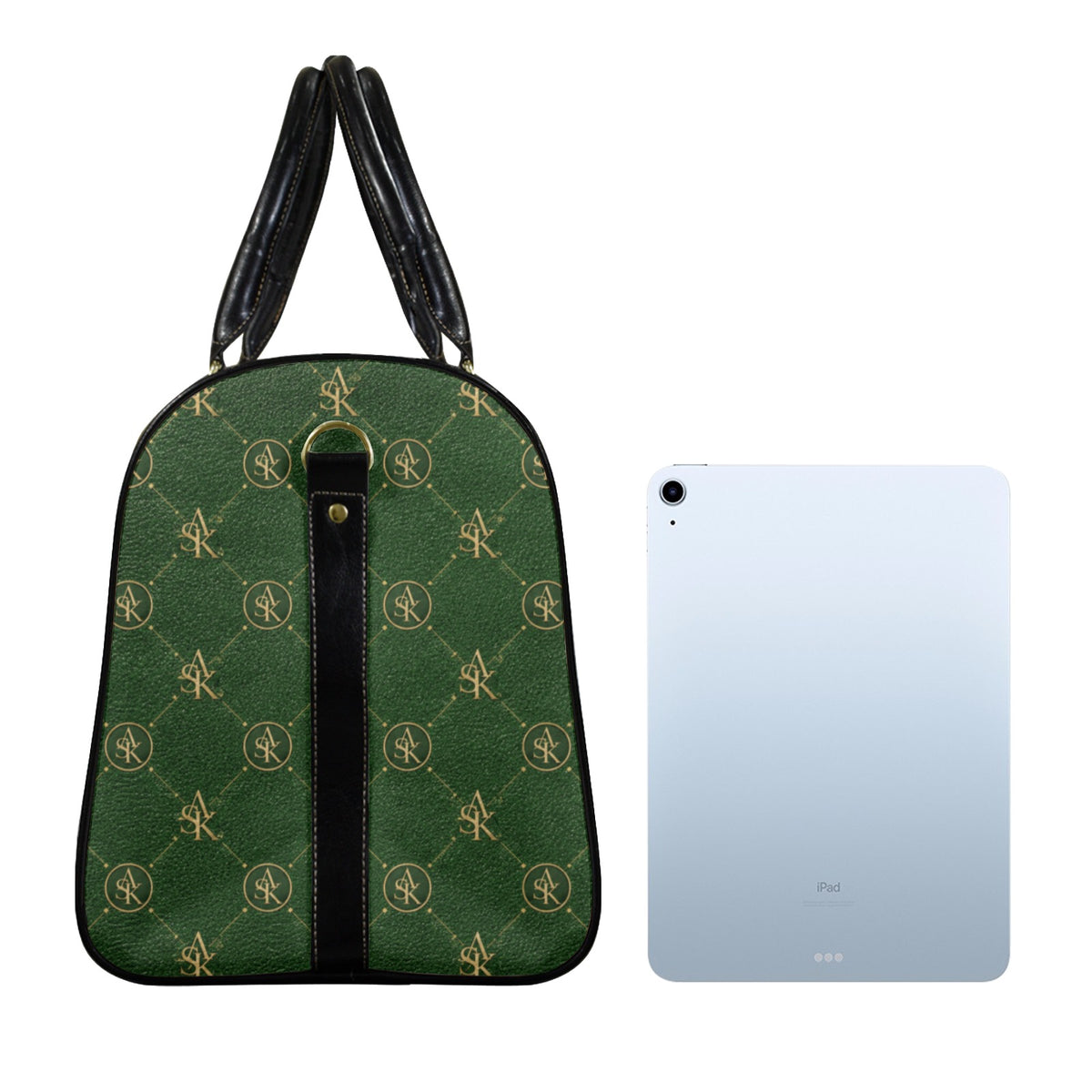 MICHAEL TRAVELER-FOREST GREEN MONOGRAM