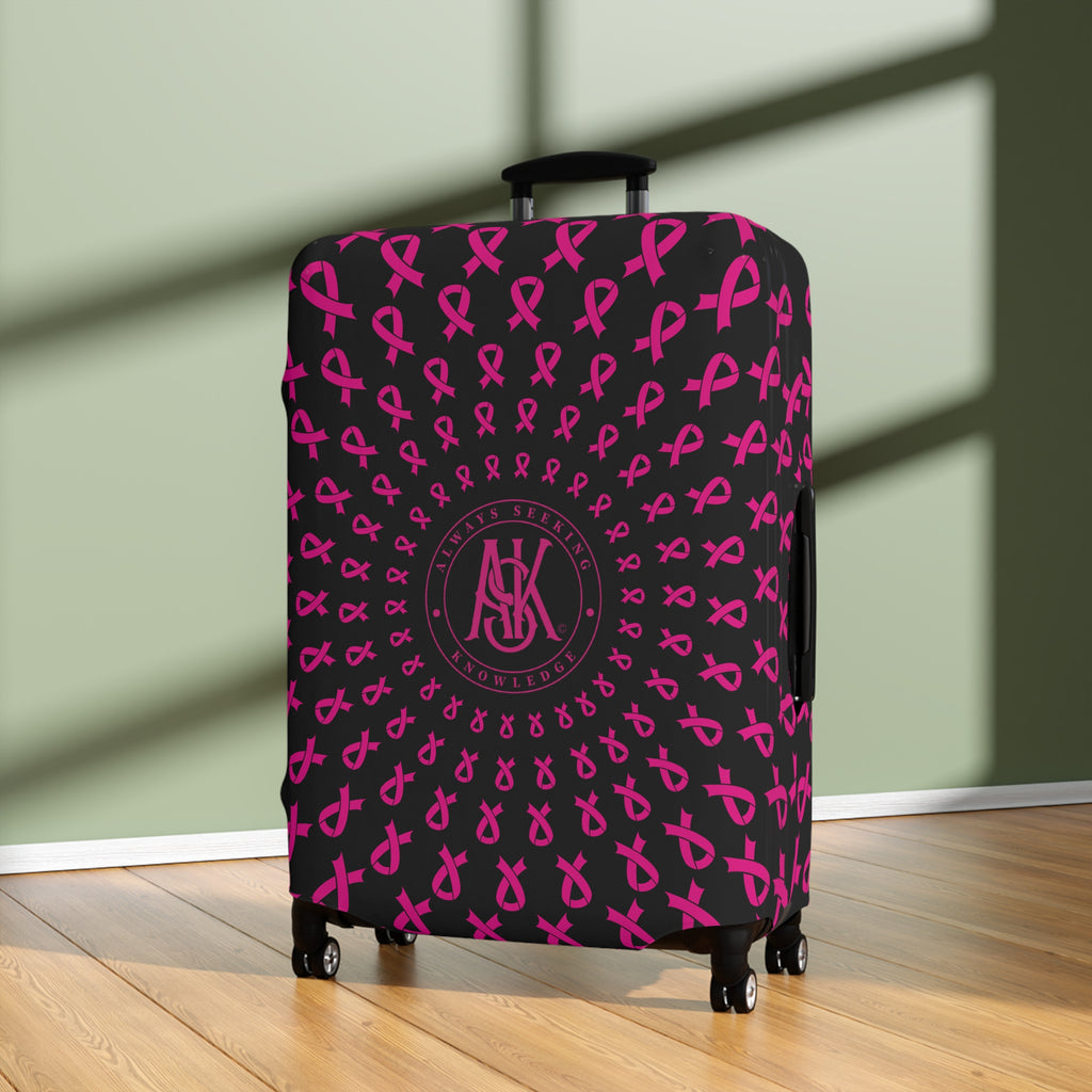 REVA ROLLER  Luggage Cover — Pink Ribbon Travel Protector