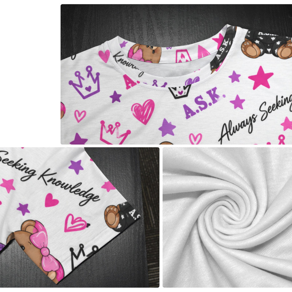 little girls white pjs