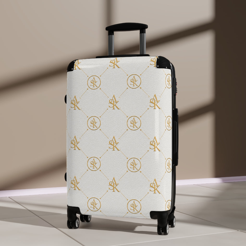 REVA ROLLER- MONOGRAM WHITE AND GOLD