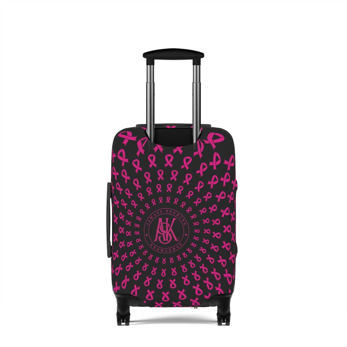 REVA ROLLER  Luggage Cover — Pink Ribbon Travel Protector
