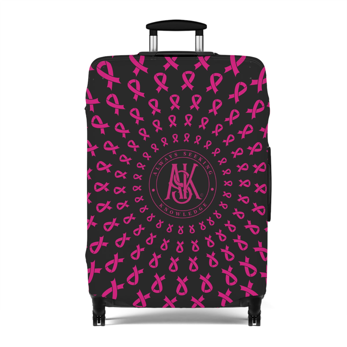 REVA ROLLER  Luggage Cover — Pink Ribbon Travel Protector