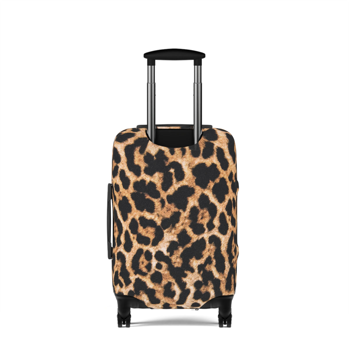 Leopard Print Luggage Cover — Stylish Animal-Print Travel Protector