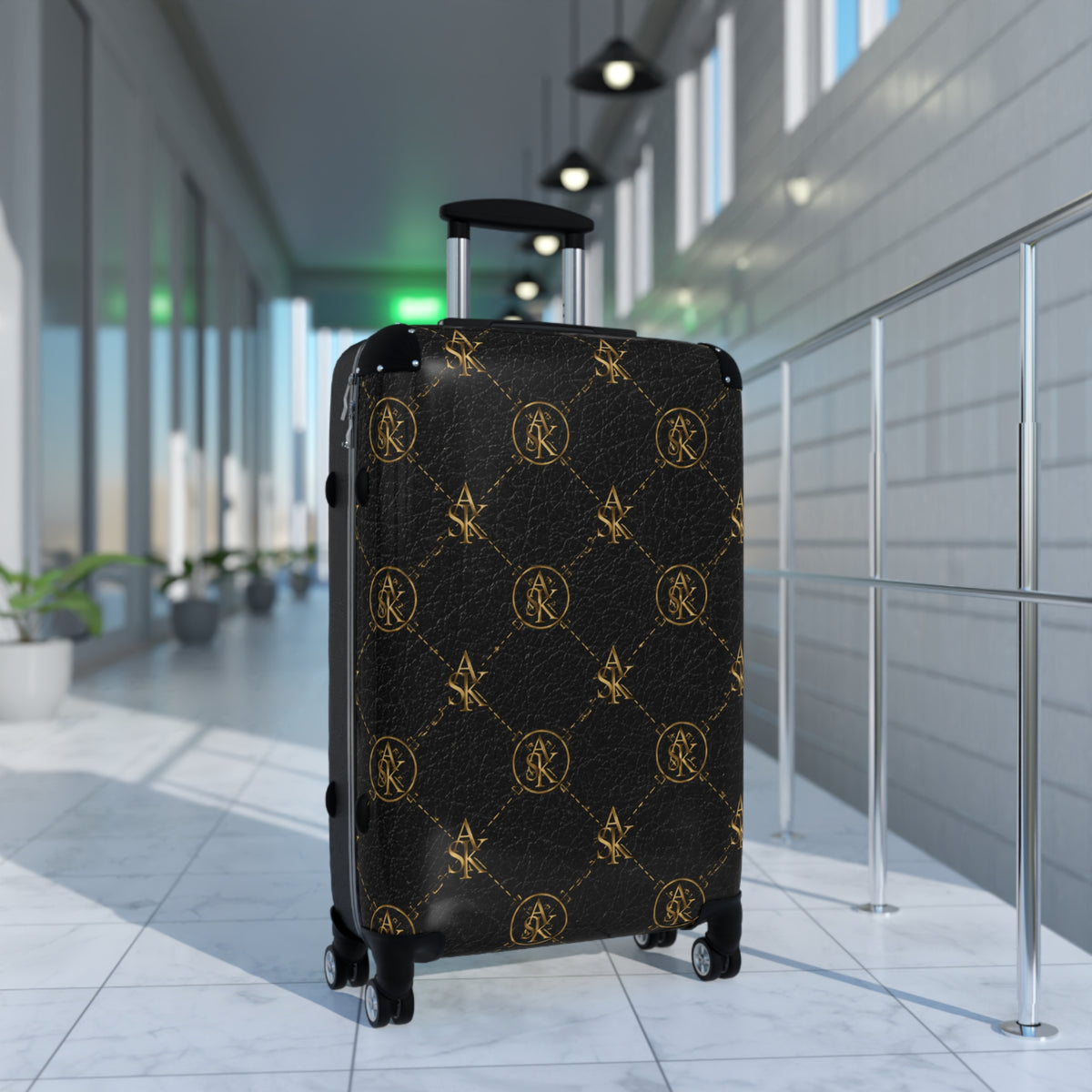 REVA ROLLER- MONOGRAM BLK/GLD