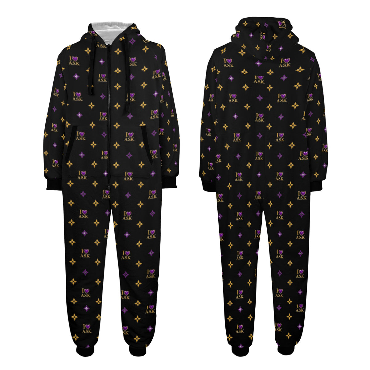 ASK MONOGRAM ONESIE