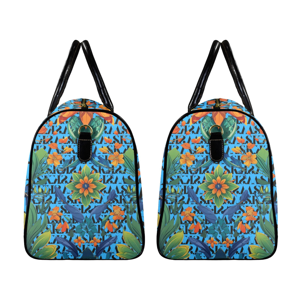 LITA WEEKENDER-FLORAL AQUA