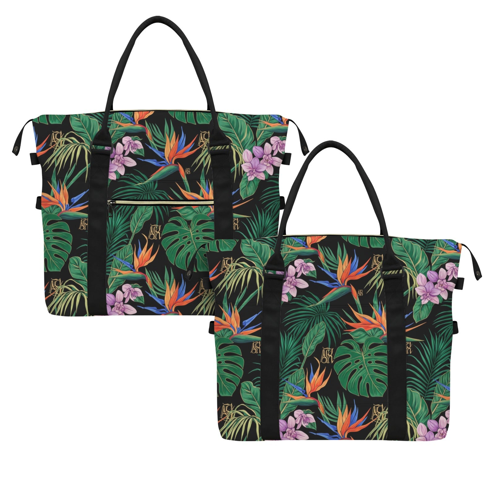 ASK  BOTANICAL TRAVEL TROLLEY-ORANGE