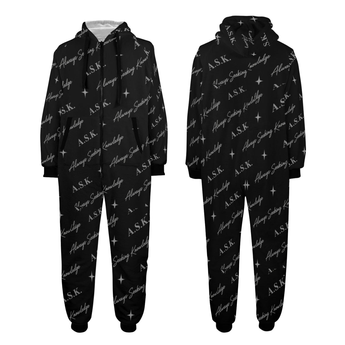 ASK MONOGRAM UNISEX ONESIE