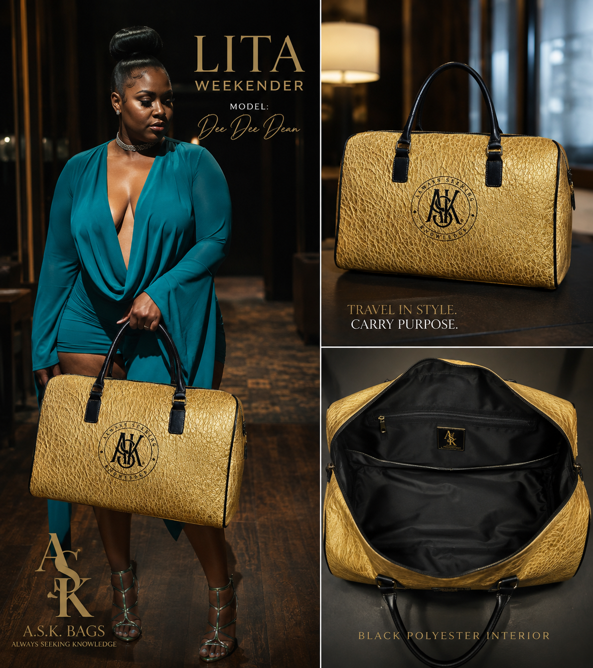 LITA WEEKENDER- GOLD NUGGET
