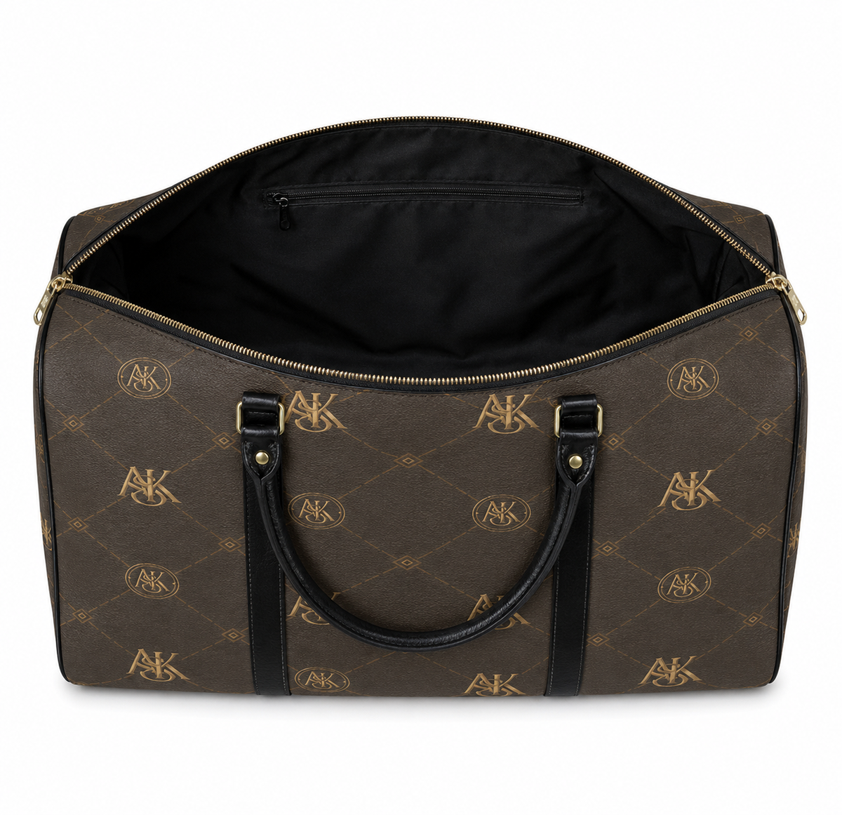 MICHAEL TRAVELER-FOREST GREEN MONOGRAM