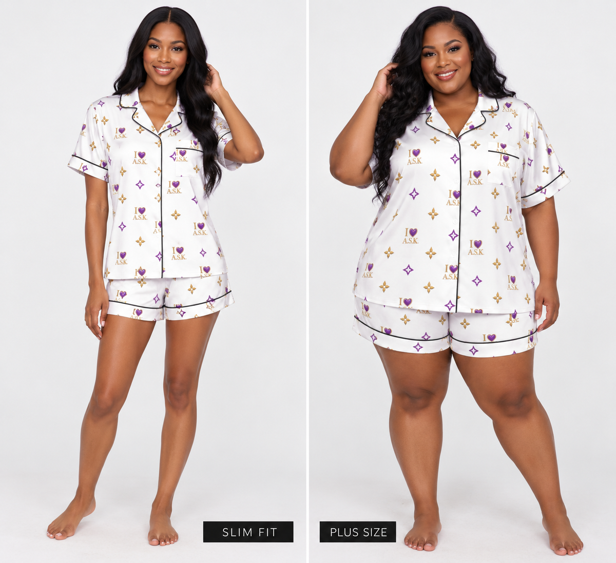 ASK LOVE 2PIECE PJ'S