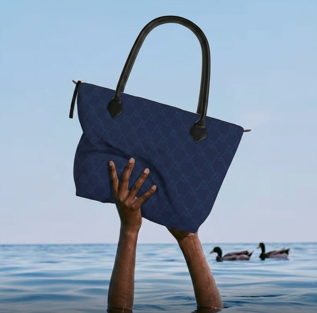 ANIAH DIAMOND CREST ZIP BLUE
