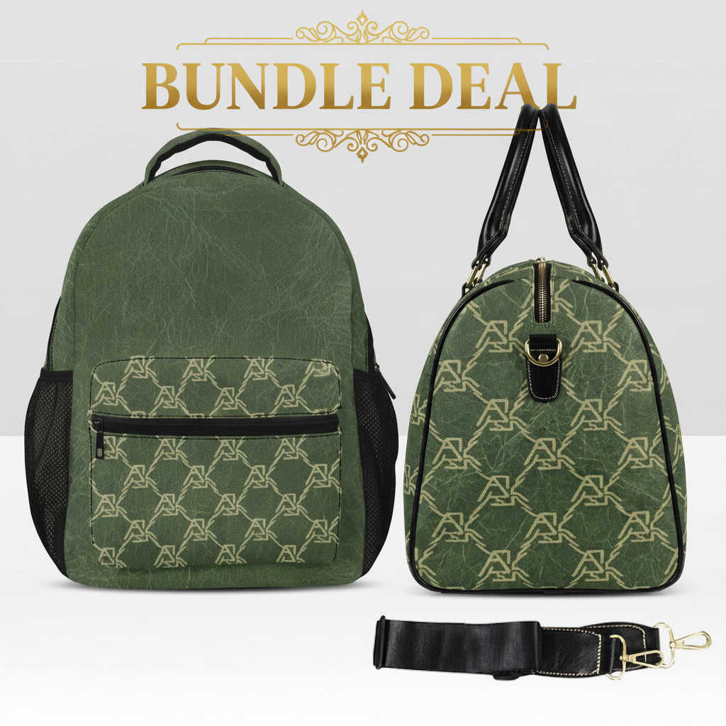 LML Diamond Crest Backpack Bundle - Green