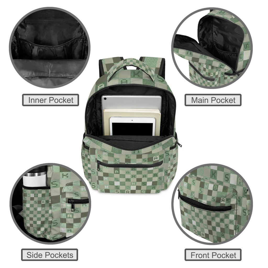 ALEX BACKPACK- JPEG GREEN