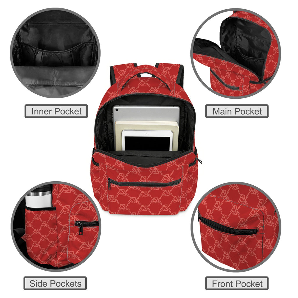 LML Diamond Crest Backpack Bundle - Red