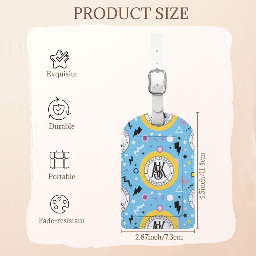 A.S.K. LUGGAGE TAG TEEN FUN